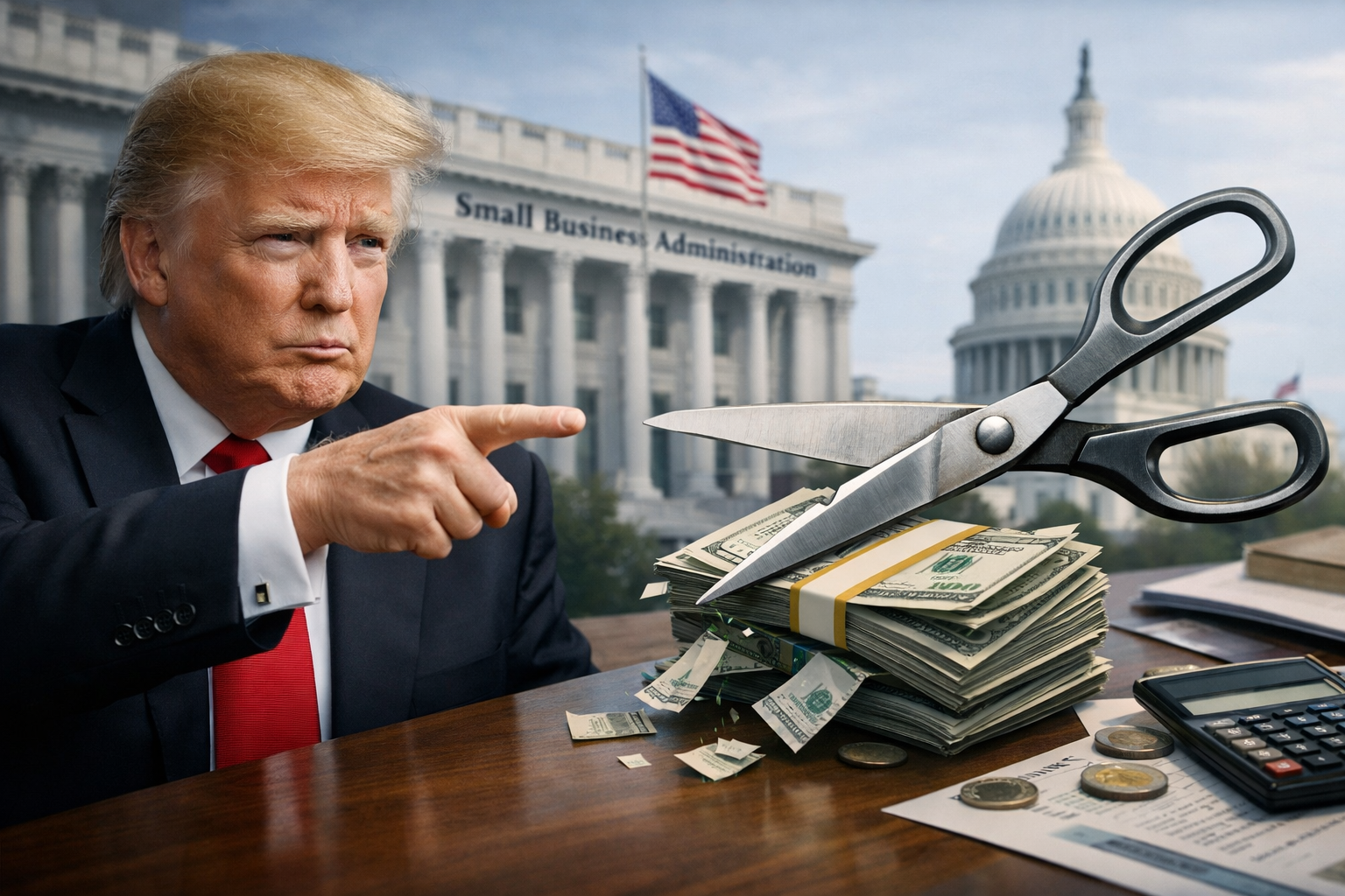 Trump plant Kürzung der Mittel für die Small Business Administration um fast 700 Millionen Dollar