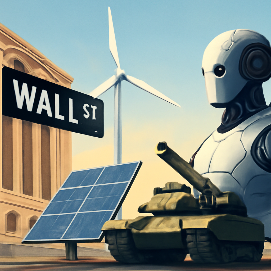 Iran Conflict Boosts Wall Street, Defense, AI, and Green Energy Sectors